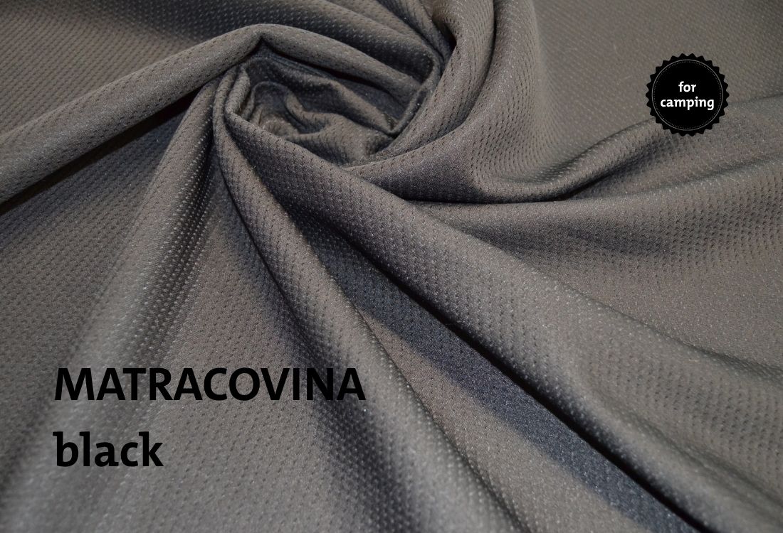 Černá odolná matracovina